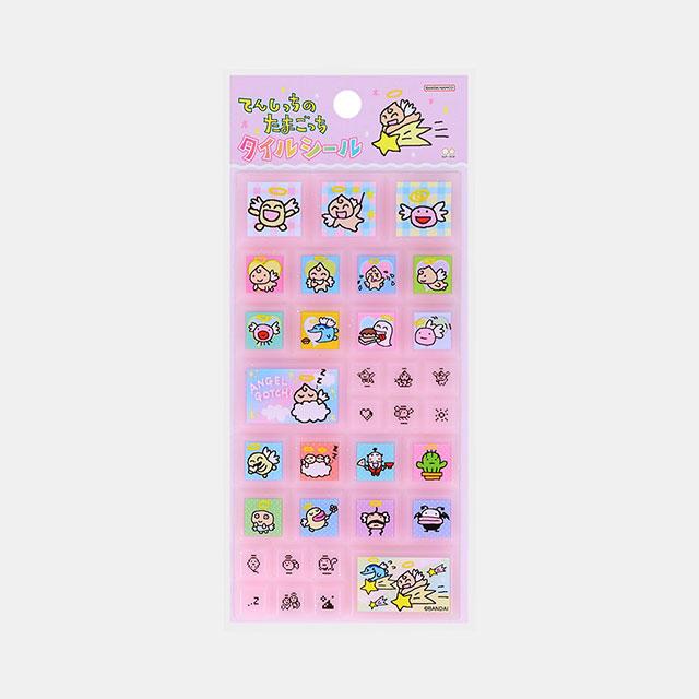 

[Bandai] Tamagotchi Tenshitchi Pink Tile Sticker