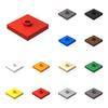 50pcs Building Blocks 87580 Plate Modified 2x2 Stud In Center Bricks Collections Modular Toy For Technical MOC