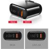 18W Quick Charge 3.0 USB Charger PD Type C Digital Display Phone Charger Adapter For iPhone Travel Wall Charger
