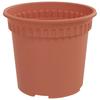 Flower Pots 6 pcs Terracotta Red Ø 15 x 12 cm Plastic