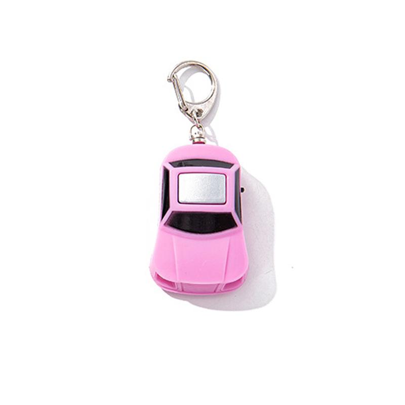 Car Type Key Finder Whistle Keychain Flashing Beeping Alarm Remote Key Locator Voice Control Anti-lost Equipment Finder Helper