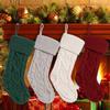 4 Pack Christmas Stockings 18 Inches Cable Knitted Stocking Gifts Decoration for Family Holiday Xmas Party Decor