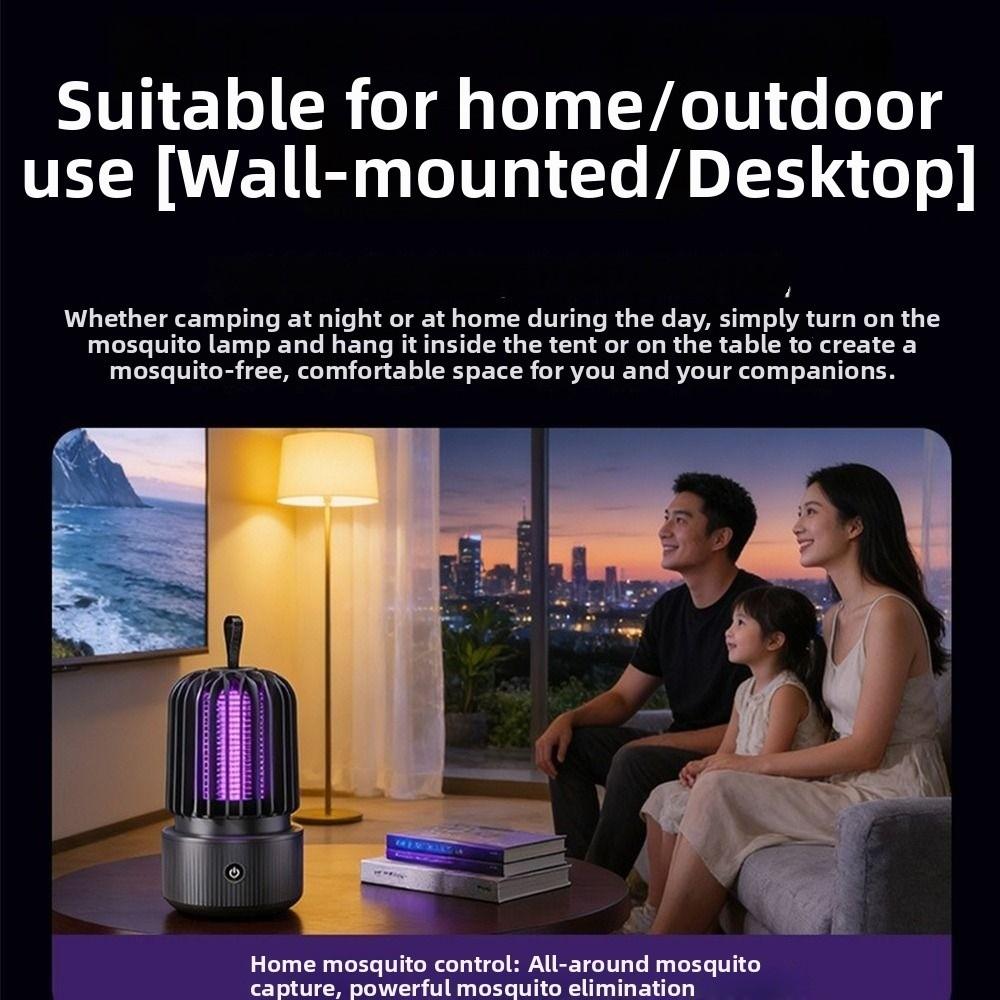 2 in 1 Bug Zapper Portable Killer Lamp Multifunctional Electric Shock Mosquito Killer  Summer