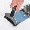 1Pcs Snow Removal Shovel Car Ice Scraper Windshield Glass Defrost Removal Automotive Winter Stainless Steel Car Accessories