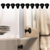 100Pcs Silicone Cabinet Door Bumper Cushion Silicone Hole Plugs NonSlip Bumper Feet Pads Cabinet Door Grippers