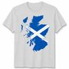 Scotland Flag Slash Unisex T Shirt Scottish Football Rugby Fan Gift Idea Tee