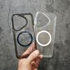 Applicable to Huawei Pura70ultra laser magnetic mobile phone case mate60 anti-drop DIY acrylic space case