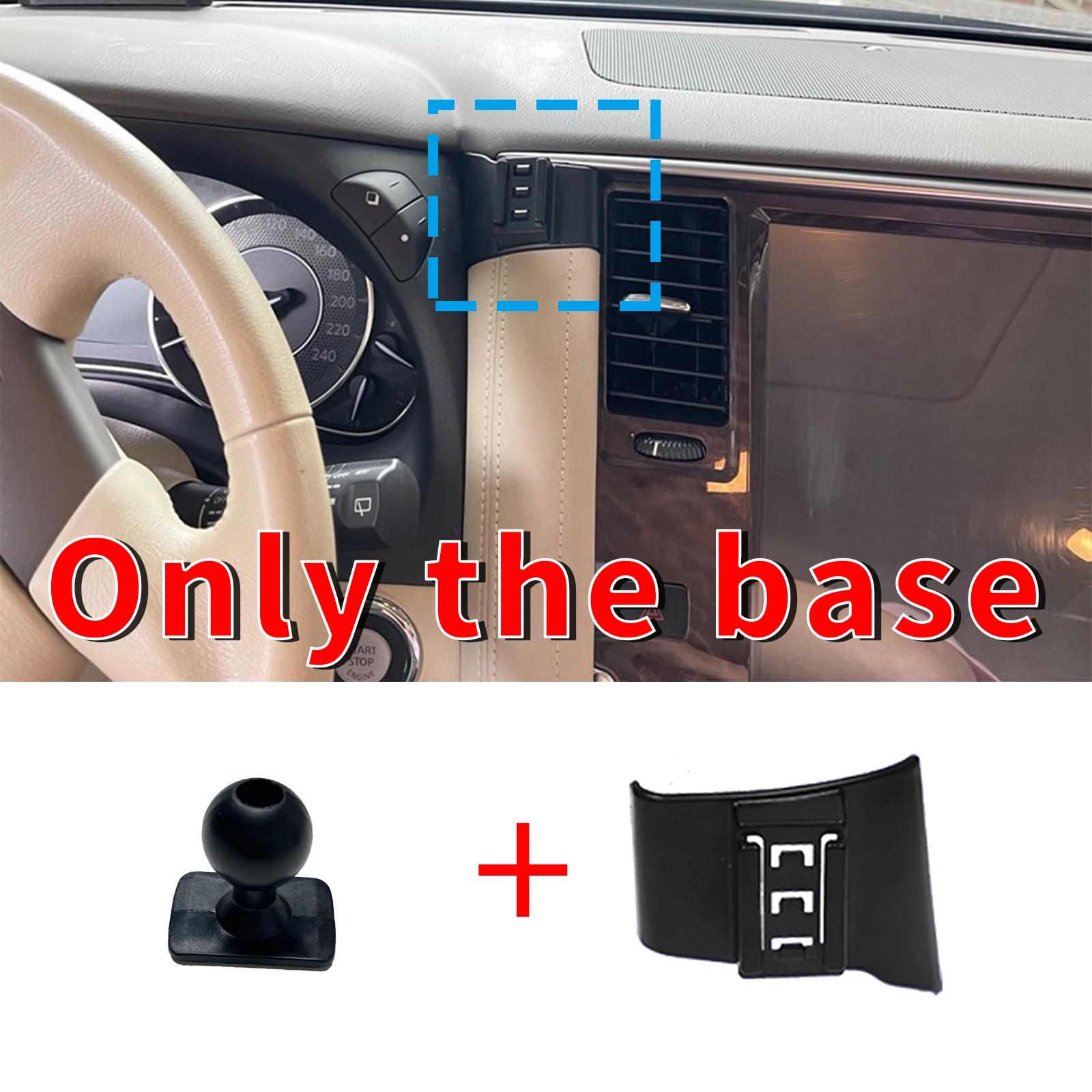 

for Nissan Patrol Y62 2012-2015 2016-2018 Car Mobile Phone Holder GPS Bracket Navigation Accessories Stand Auto Only Base