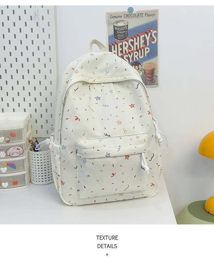 Schoolbag Japanese ins Small fresh and sweet student schoolbag women's large capacity lightweight travel backpack casual versatile backpack