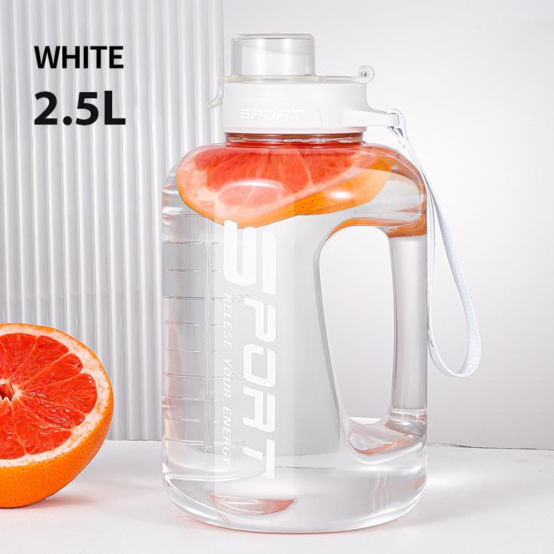12L17L25L Large Volume Water Bottle Big Belly Cup Sports Water Bottle Ton Ton Bucket Student Handy Plastic Space Cup