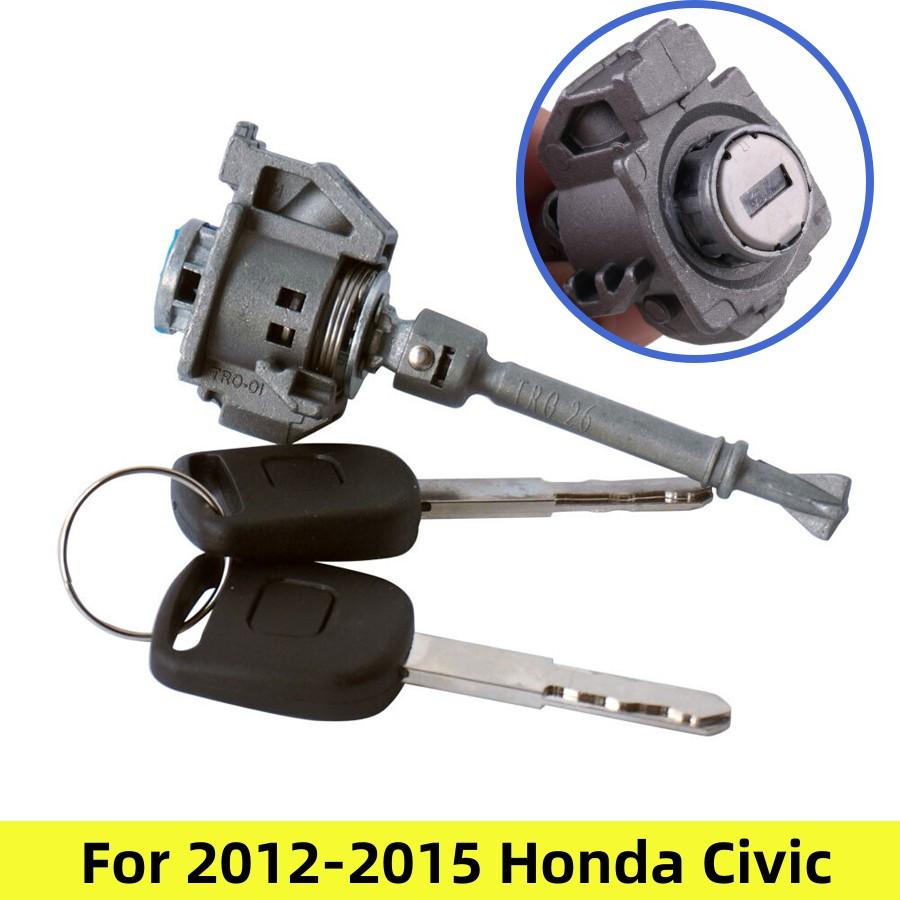 Left Side Door Lock Cylinder w/ 2 keys For 2012-2015 Honda Civic 72185-TR0-A01