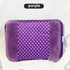 Dot Pattern Electric Hot Water Bag 500W 220V Rechargeable Winter Hand Warmer Double Insert for Cold Weather Comfort