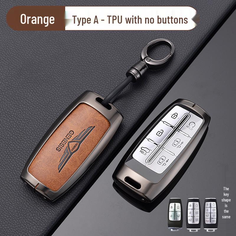 Genesis GV80/GV70 Alloy Key Case & Buckle Set for Men