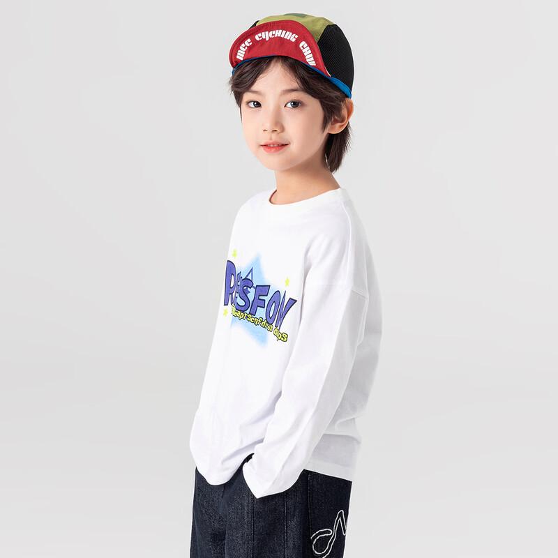 Duo Duo Jia Boys  Pure Cotton Long Sleeve Printed T-shirt 130