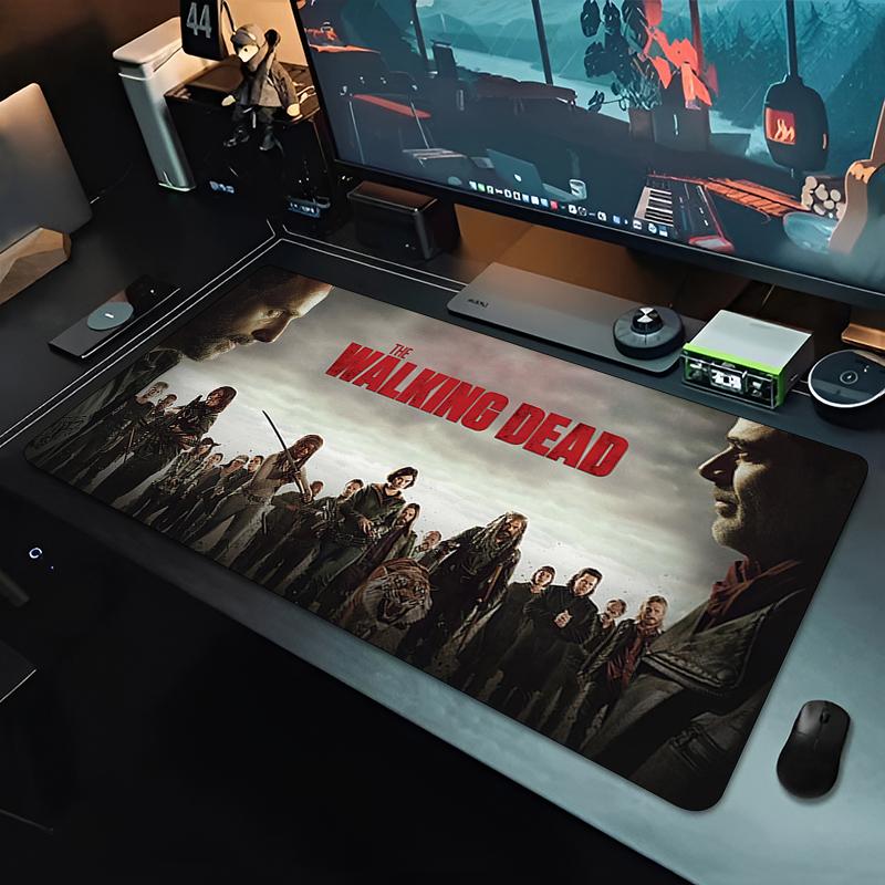 Tappetino per Mouse Grande Gamer Armadietto Tastiera PC Tappetino per Scrivania 900x400 The W-Walking D-Dead MousePads Accessori Gaming per Laptop Mousepad Xxl