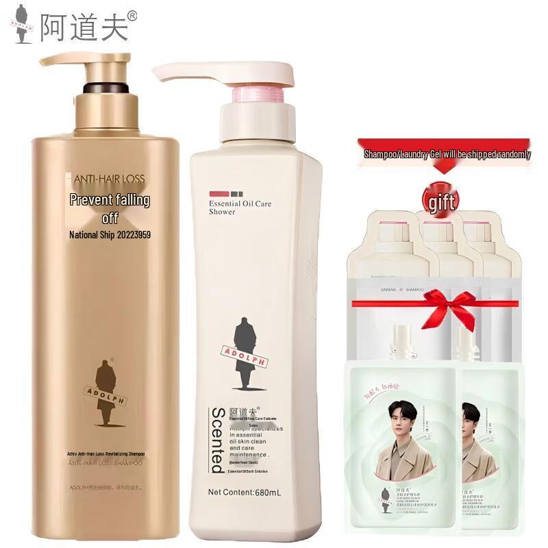 

Adolph Ginger Anti-Hair Loss Shampoo & Shower Gel Set