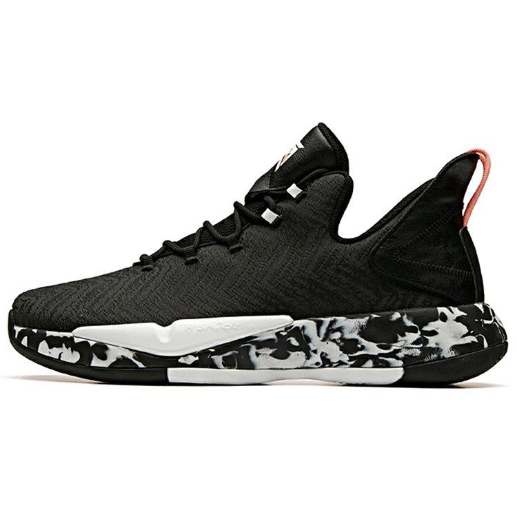 Anta Crazy 3 Low Top Basketballschuhe Herren Schwarz Weiß 11941607-4