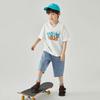 Duoduo Boys' Cool-Touch Cotton Cartoon Letter Print T-Shirt