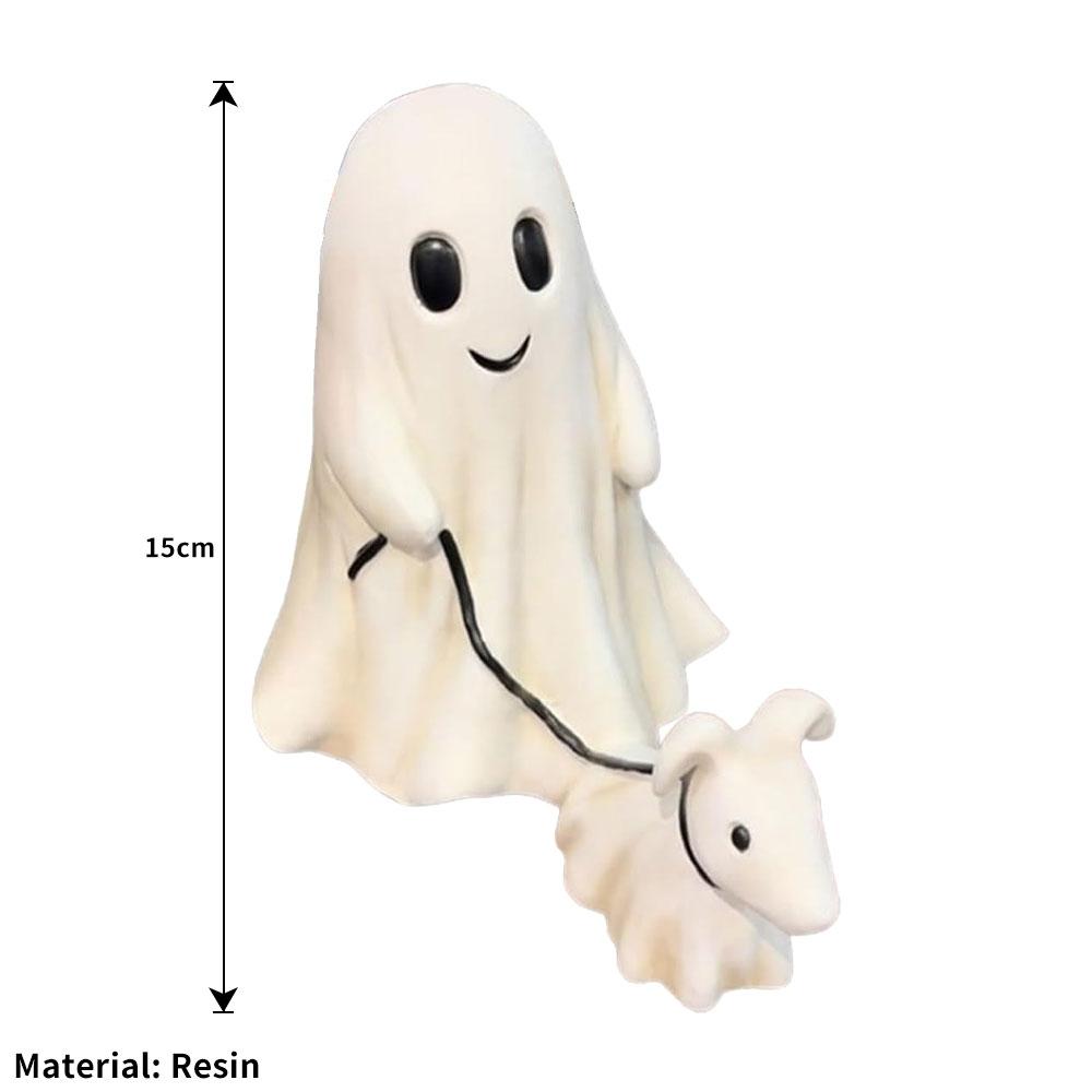 Bootiful Harzgeist Halloween Dekorative Figur Ziel Gruselig Kleines Ornament Hält Kürbis und Fledermaus Halloween Dekoration