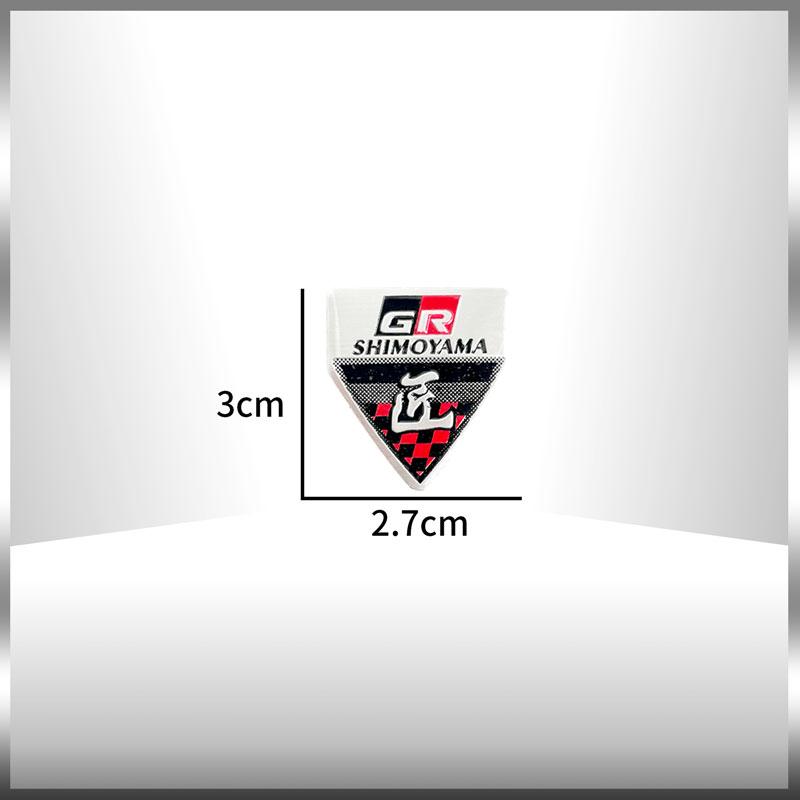 Emblemă 3D Aluminiu Styling Auto GR Sport/GR Gazoo Racing Autocolant Caroserie Portbagaj Pentru C-HR RAV4 YARiS Prius Harrier Corolla Accesoriu