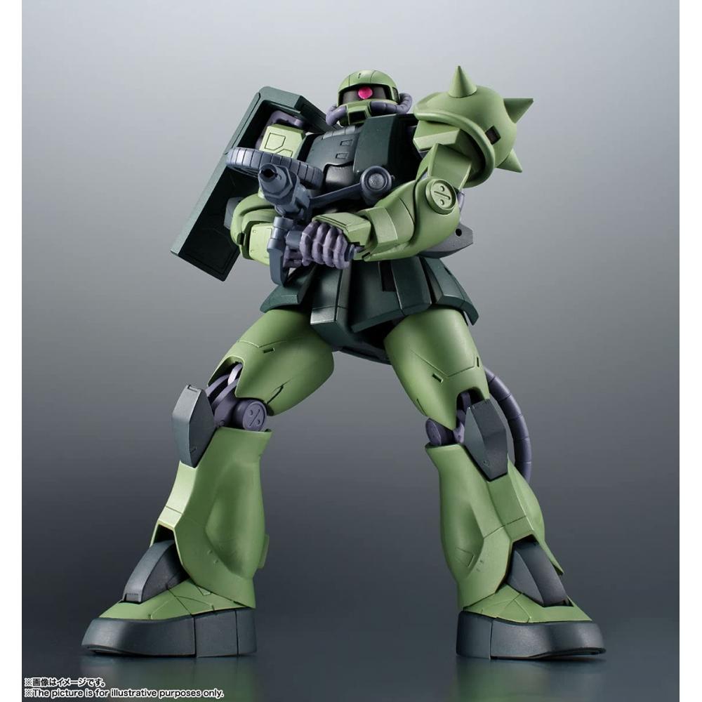 ROBOT Spirits Mobile Suit Gundam 08th MS Platoon [SIDE MS] MS-06JC Tipo Terrestre Zaku II Tipo JC versión. ANIMO. Aprox.. F móvil pintado de PVC y ABS de 125 mm