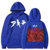 Japanese Anime Akira Science Fiction Movie Hoodie Shotaro Kaneda Fashion Vintage Manga Sweatshirt Loose Men's