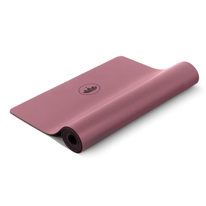 Tapis De Yoga Antidérapant Écologique PURE - Lotuscrafts - Rouge - 183 X 66 Cm