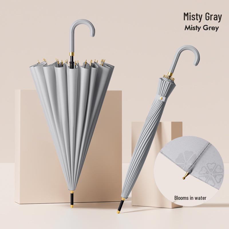 Extra-Großer Winddichter Automatischer Schirm mit 24 Rippen und Wasseraktiviertem Blühendem Design