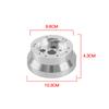 Steering Wheel Polished Short Hub Adapter 5 & 6 Hole Ididit, GM, Chevy B Silver