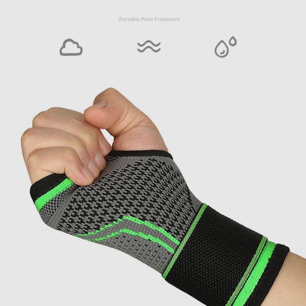 Adjustable Strap Wrist Protector Elastic Compression Wrist Support Wrist Brace  Fitness Training