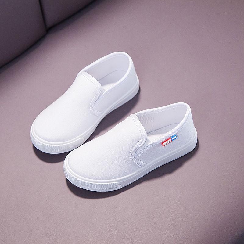 New Korean Style Breathable Boys and Girls Comfortable Soft-soled Canvas Shoes Fashionable Casual Shoes