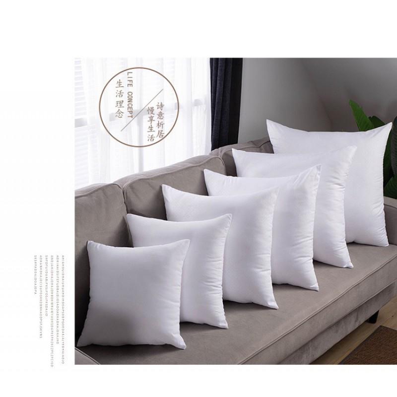 Square Pillow Insert PP Cotton Filling Sofa Cushion Home Decor 30x30cm To 65x65cm Custom Sizes