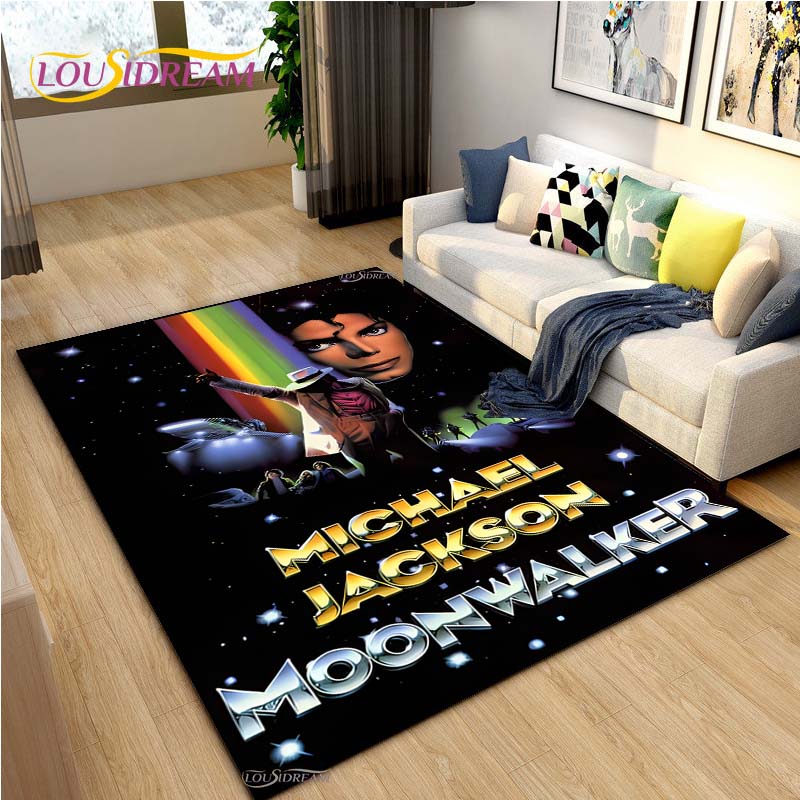 Michael J-Jackson Carpet for Living Room Sofa Table Bedroom Rugs Home decor Kitchen washroom Indoor Outdoor Non-slip floor Mats