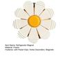 1/3Pcs Flower Refrigerator Magnet with Pedal Clips Detachable Food Bag Sealing Clamp Fridge Magnet Home Kitchen Cabinet Locker Decoration