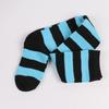 Warme Streifenstrümpfe Gestrickte Überknie-Socken Harajuku-Stil Cosplay-Socken Weihnachtsgeschenk