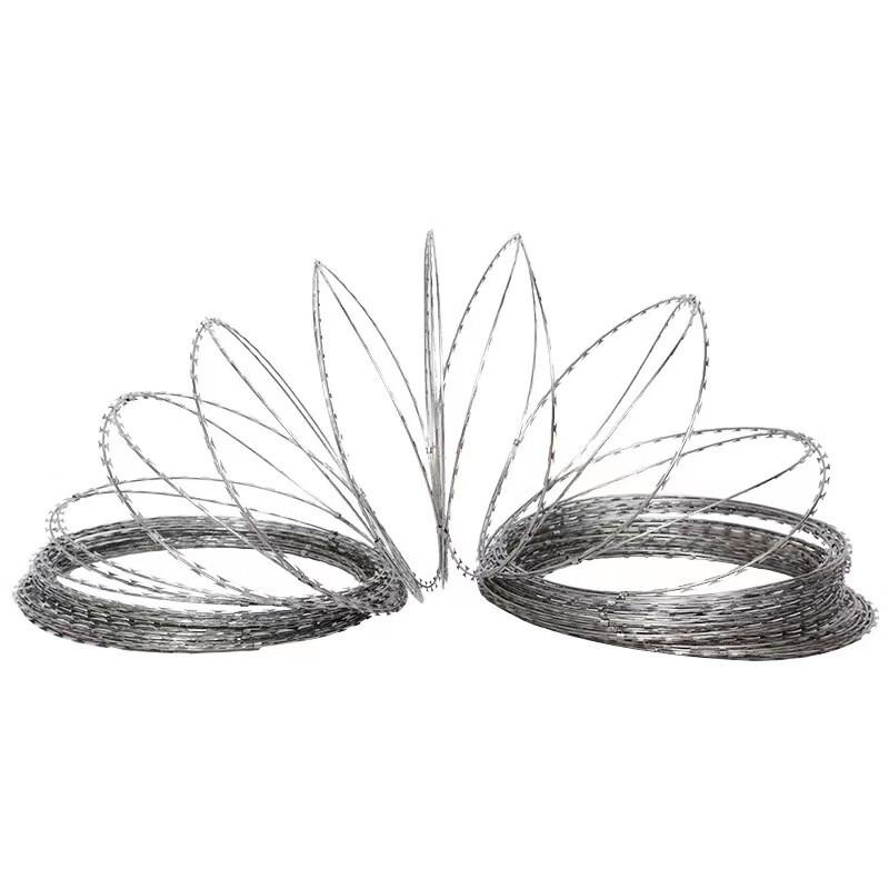 Galvanized Razor Wire Security Fencing