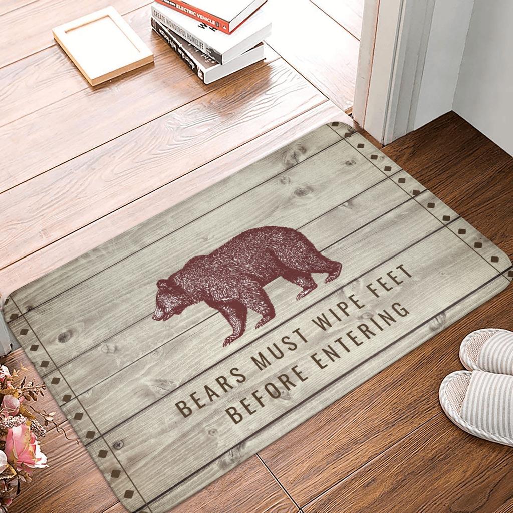 Fun Cat Come In Doormat Anti-Slip Kitchen Bath Mat Garden Garage Door Floor Entrance Carpet Rug