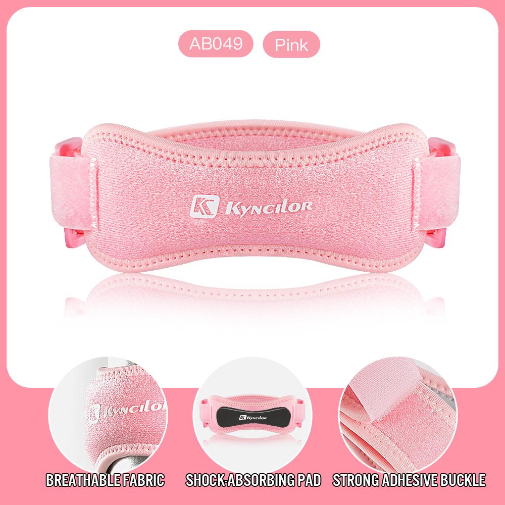 1Pc Patella Kneecap Band Adjustable Silica Gel Knee Tendon Strap Protector Knee Pad Running Sports Cycling Gym Knee Support Pads