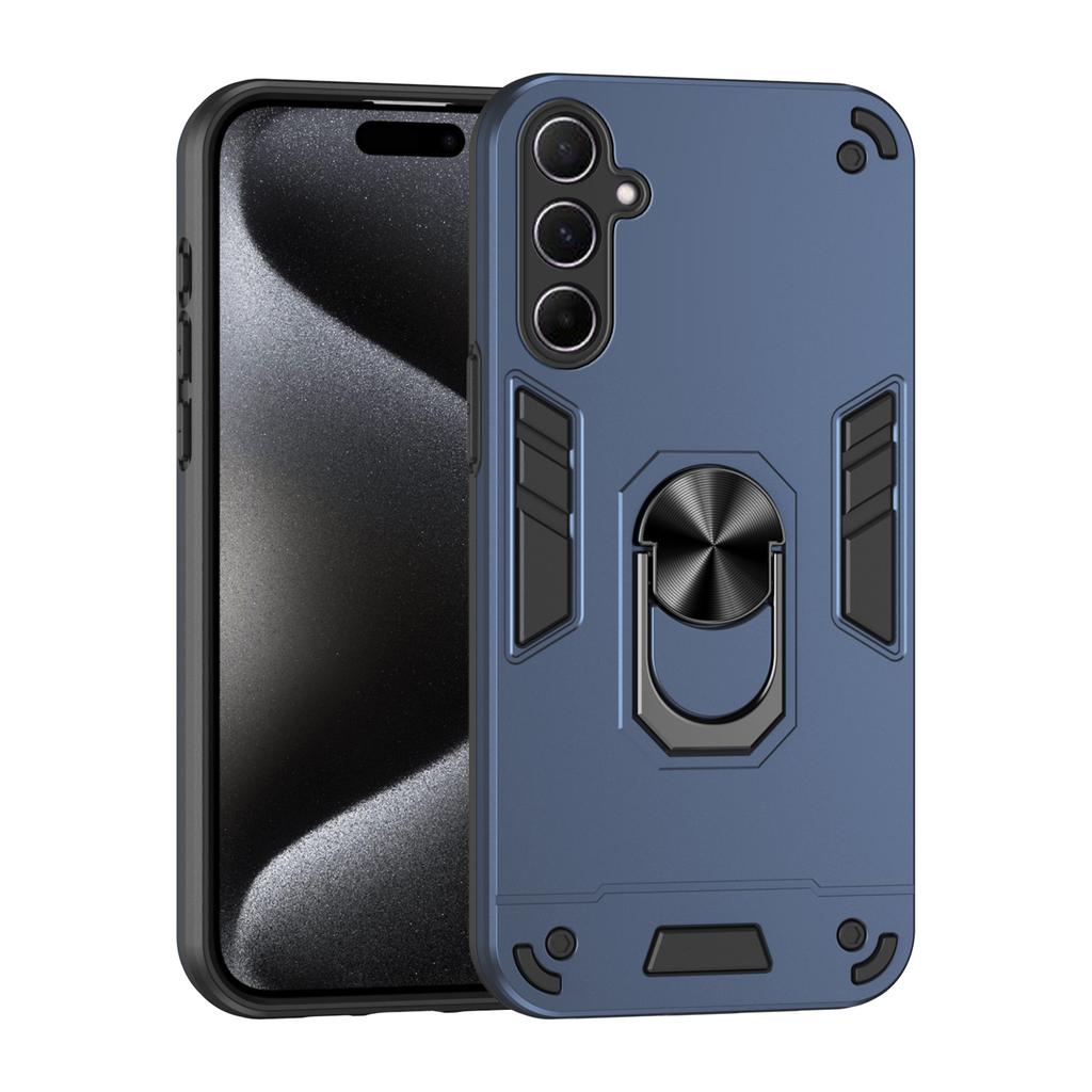 Military Armor Shockproof Case for Samsung Galaxy A56 A36 A26 A16 5G A06 Protective Cover Ring Stand Holder Fundas Coque