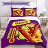 3pcs Custom Name Takis Fuego Bedding Set Duvet Cover Closure Includes 1 Duvet Cover & 2 Pillowcases, Soft and Comfortable for All Seasons.