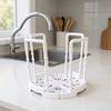 Drain Cabinet Dishes Storage Rack Removable Water Cup Durable Bowl Holder  Kitchen Organizer