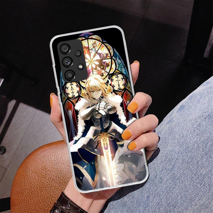 Fate Zero Stay Night Saber Phnoe Case for Samsung Galaxy A17 A37 A57 A16 A26 A36 A56 A15 A14 A13 A55 A54 A53 A35 A34 A33 A25 A24