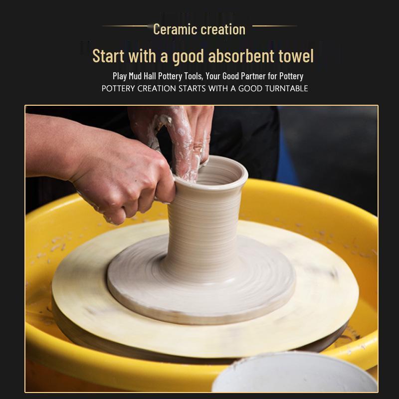 Pottery Tools: Water Absorption Towel, Clay Sculpting Mat, Deerskin Imitation Board