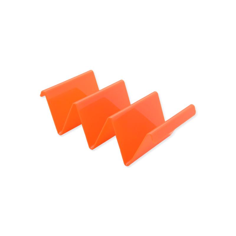 Mehrfarbiger gewellter Taco- & Pfannkuchenständer - Hohler mexikanischer Tortillahalter für BBQ