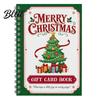 Christmas Money Presenter Gift Card Book 14 Pages DIY Booklet Spiral-Bound Merry Holiday Memory Book College Survival Kit Greeting for Adults Kids