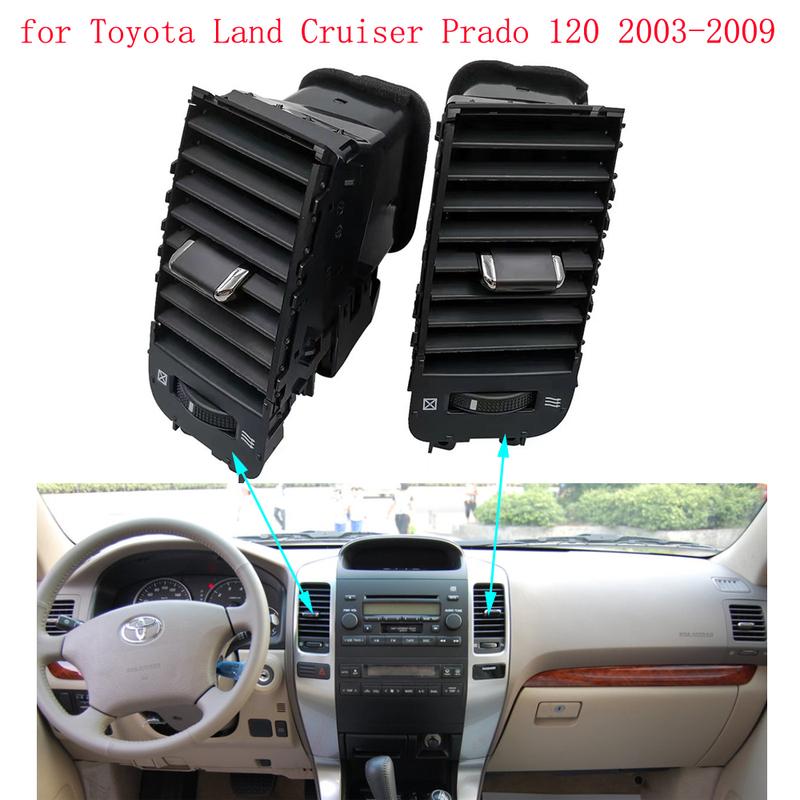 Car Accessories Air Conditioner Outlet A/C Air Conditioning Vents for Toyota Land Cruiser Prado 120 2003-2009