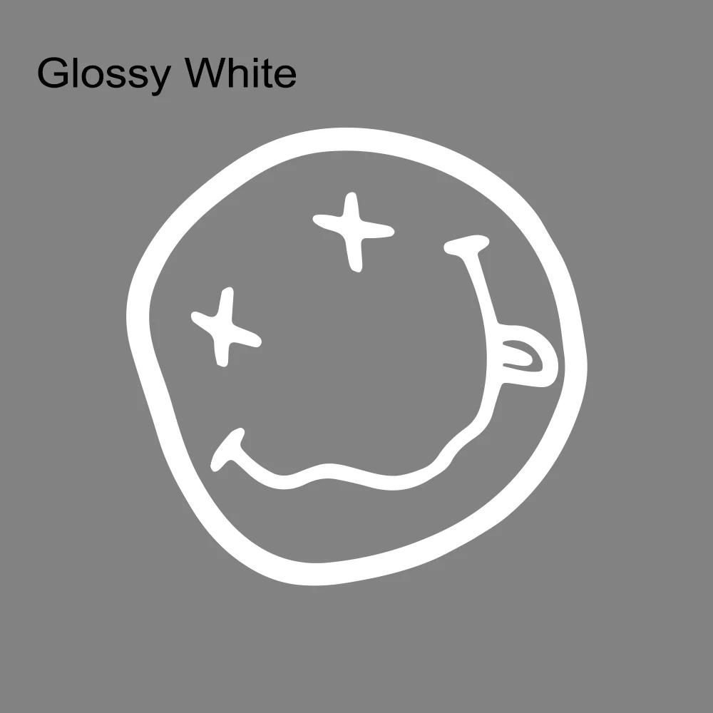 

Funny Car Stickers Nirvana Face Car Window Laptop Trunk Body Auto Tank PVC Anti Scratch Decals Car Exterior Styling Accessories