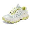 Skechers Outdoor Comfortable Low-Top Casual Shoes Women Sneakers White Green 180172-OWGN