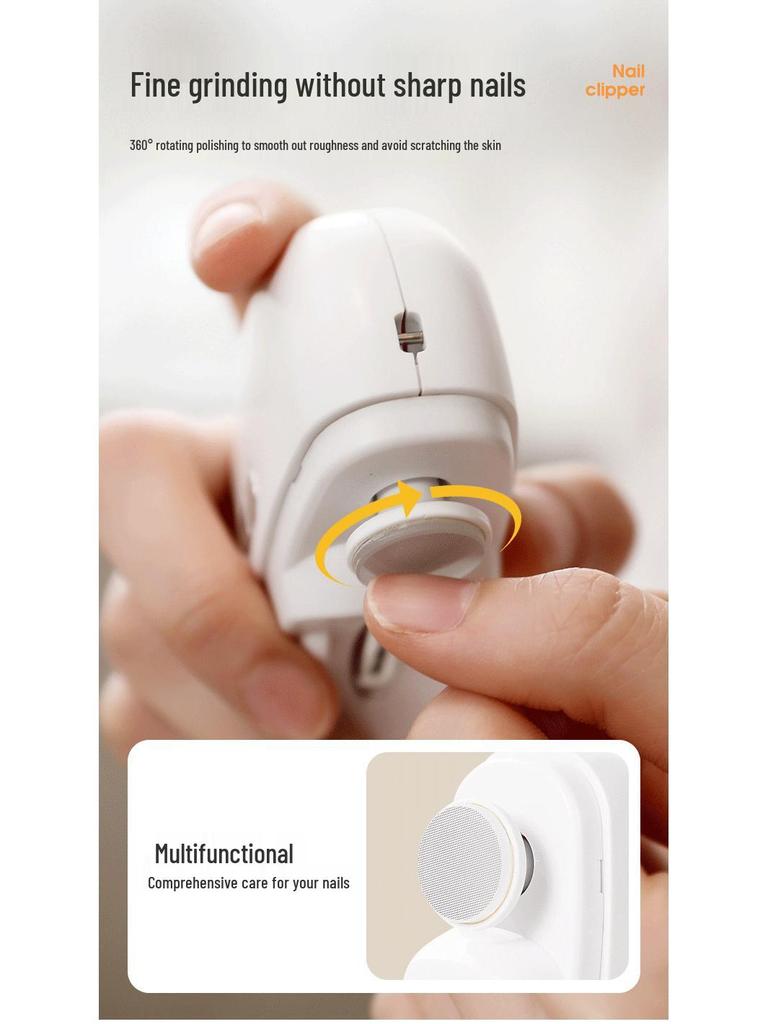 Automatic Electric Nail Clipper & Grinder - Safe, Multi-Function Tool for Children & Adults