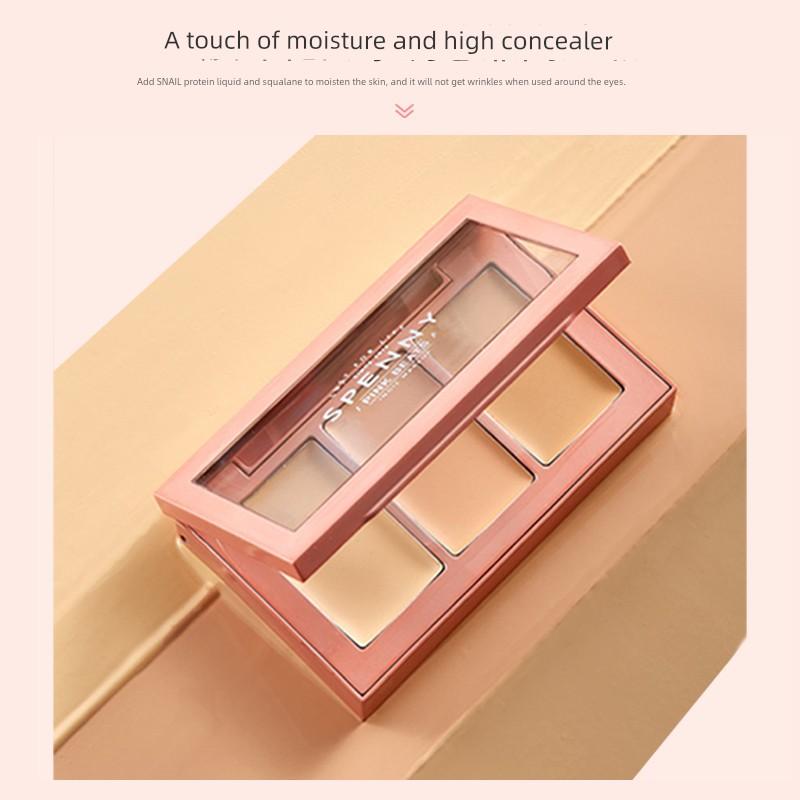 Spenny/Spenny Three Colors Concealer Concealer Plate Cover Dark Circles Concealer Acne Cover Acne Marks Freckles Waterproof